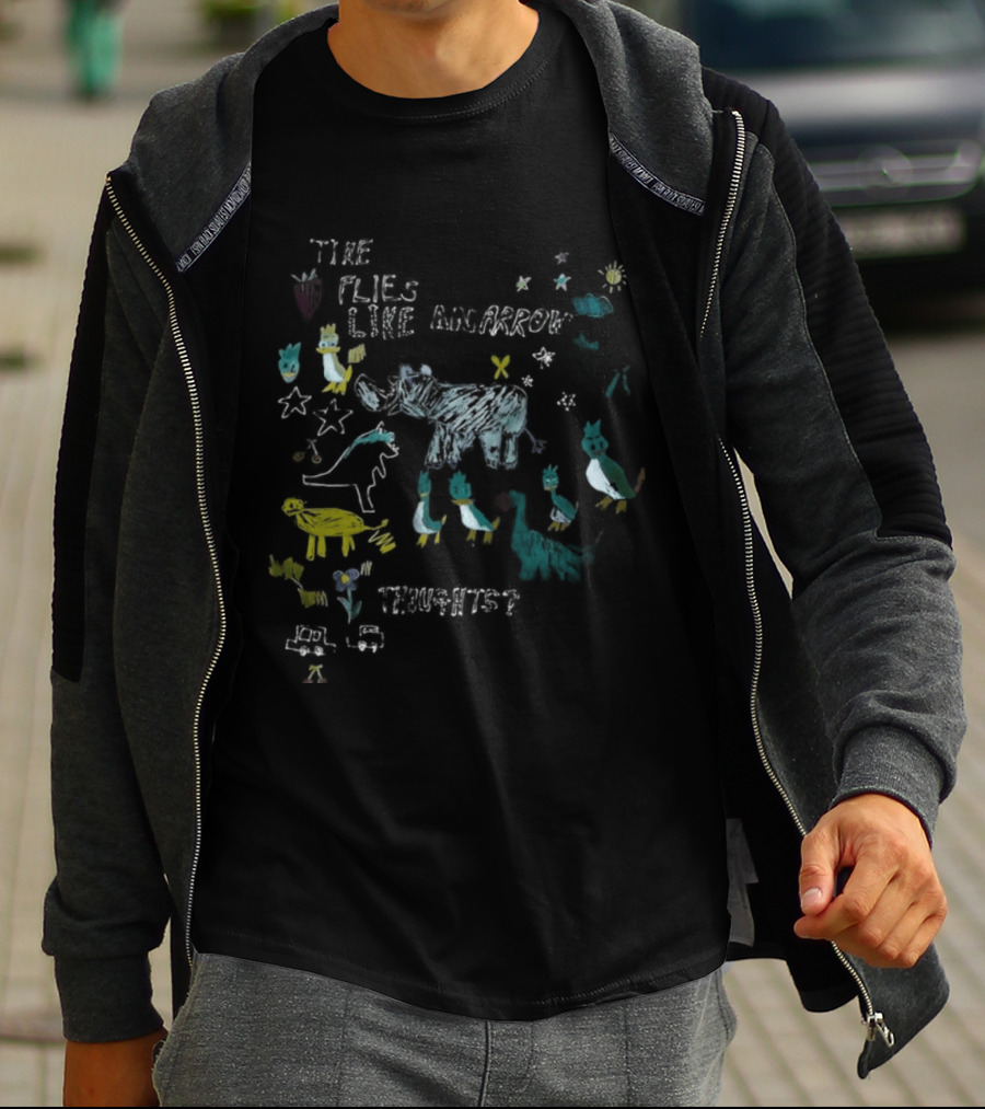 Tine Fiiles Like Anrrow Thought Doodle Woonhak Boynextdoor Maison Mihara Yasuhiro T-Shirt