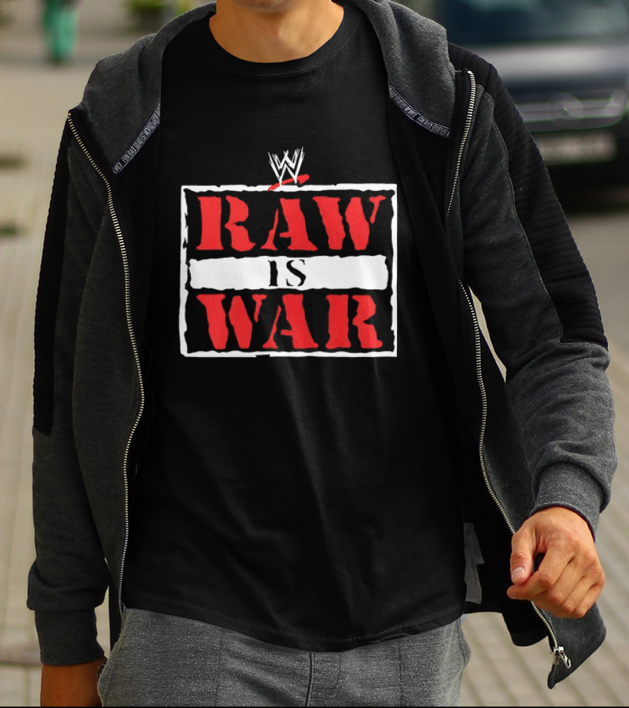 WWE Raw Is War Iconic Wrestling Brand T-Shirt