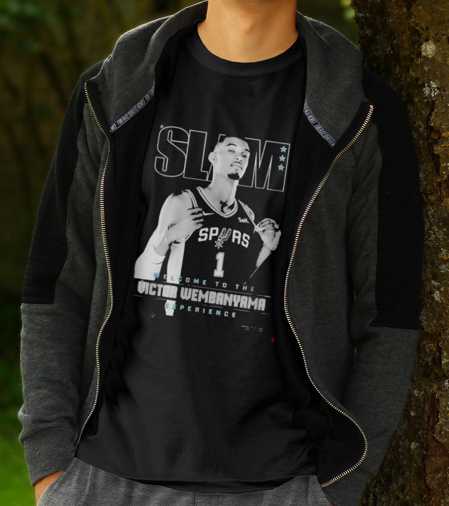 Slam Spurs Victor Wembanyama Welcome To The Future T-Shirt