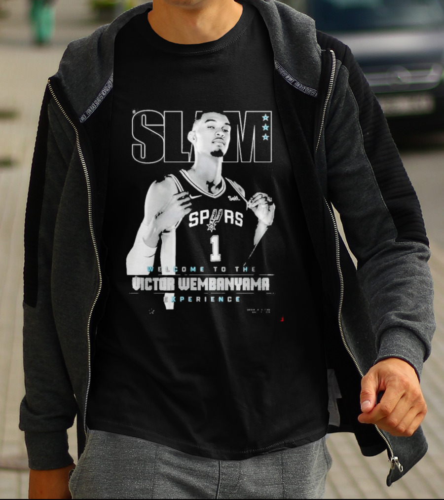 Slam Spurs Victor Wembanyama Welcome To The Future T-Shirt
