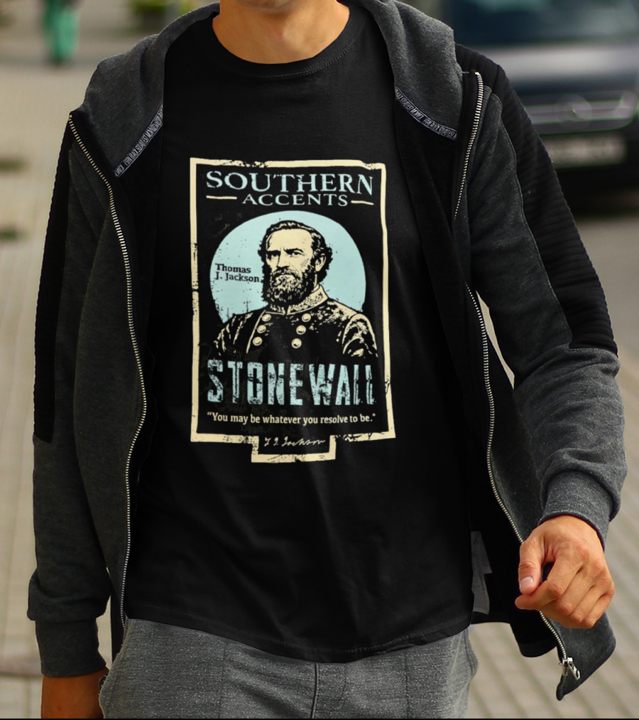 Southern Accents Stonewall Thomas J. Jackson Resolve Motto T-Shirt