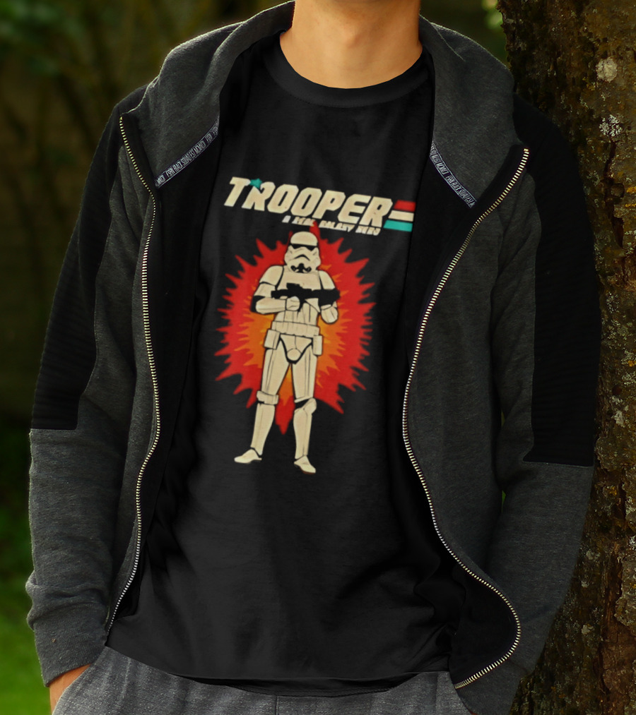 Stormtrooper X GI Joe Galaxy Hero Trooper Star Wars T-Shirt