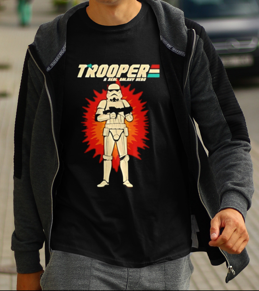 Stormtrooper X GI Joe Galaxy Hero Trooper Star Wars T-Shirt
