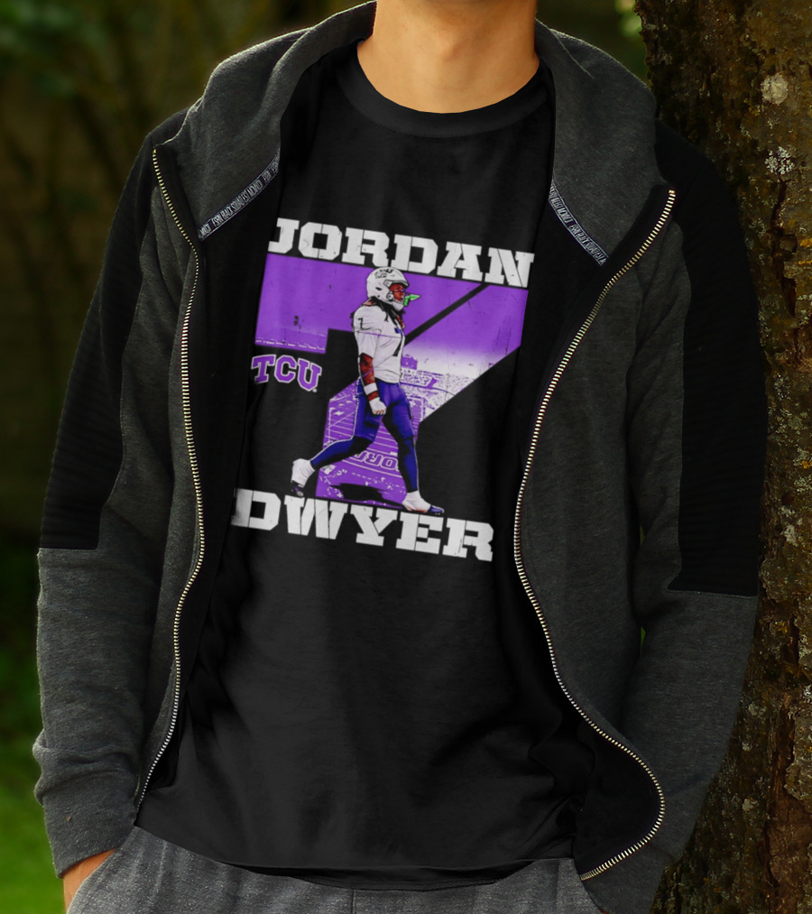 TCU Horned Frogs Football Jordan Dwyer Number 7 T-Shirt