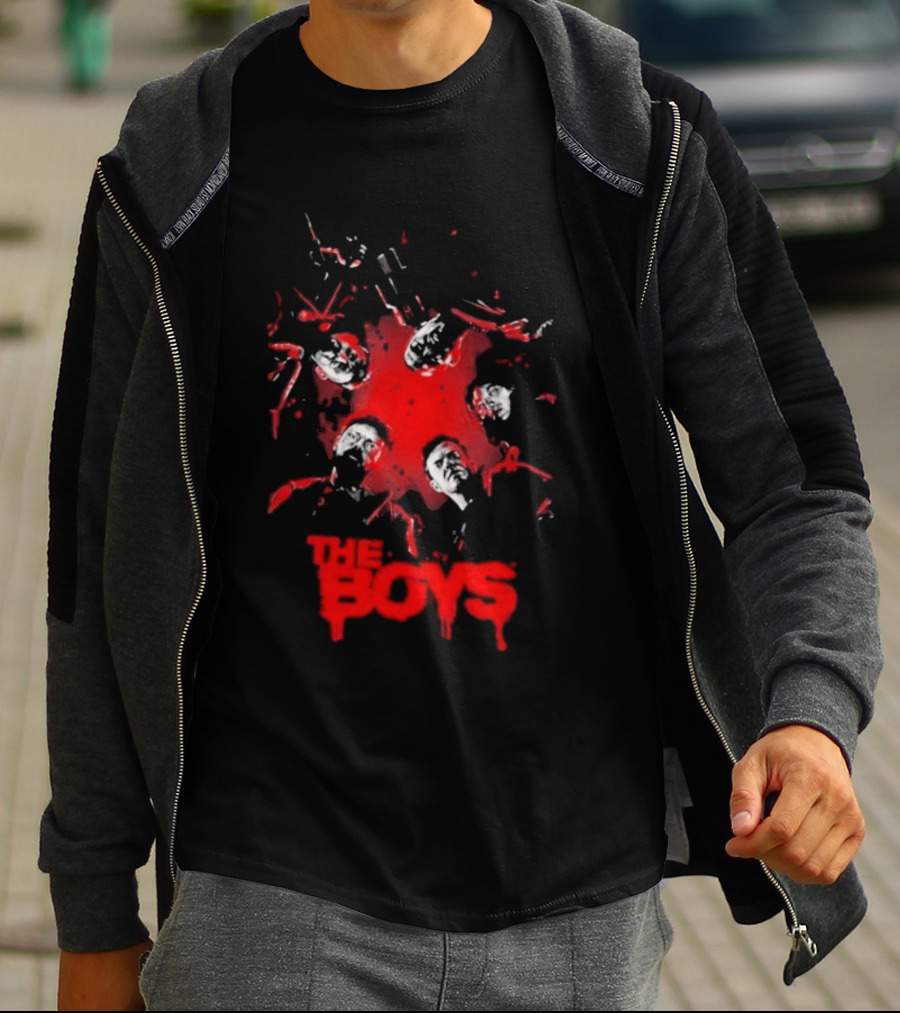 The Boys Blood Red Splatter Horror T-Shirt