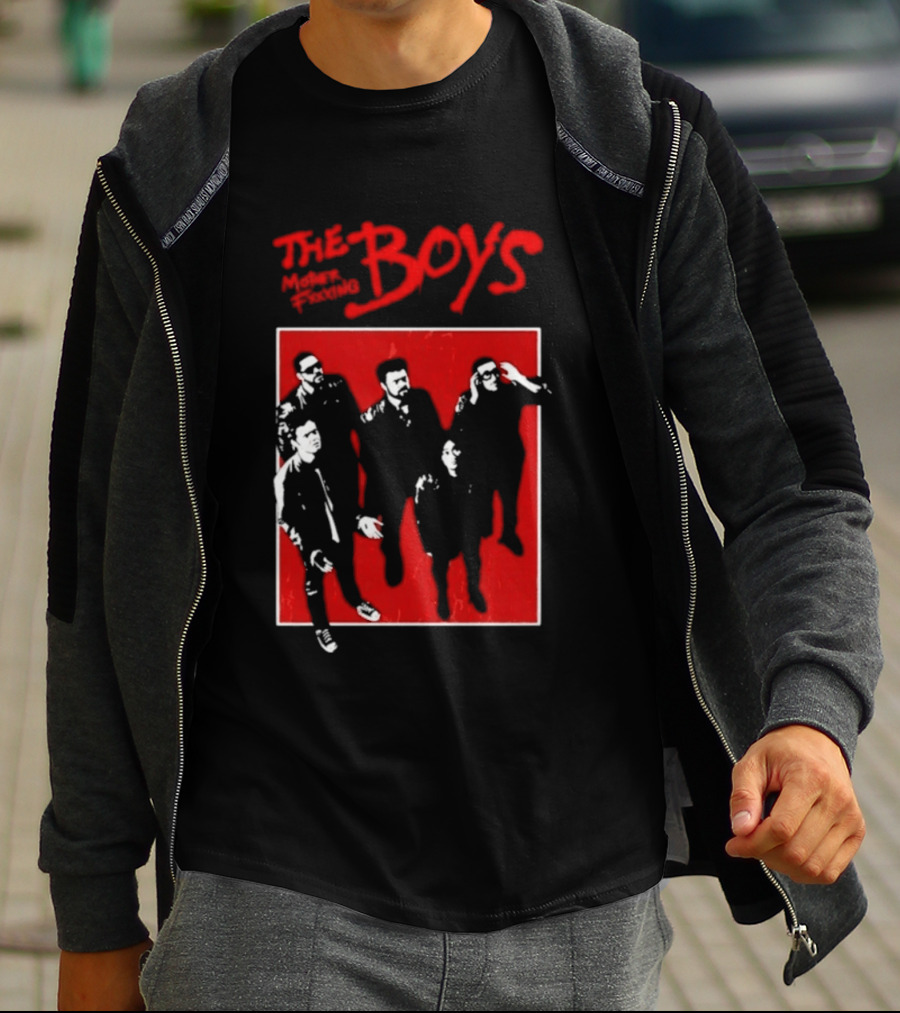 The Boys Mother Fucking Red Silhouette Cast T-Shirt