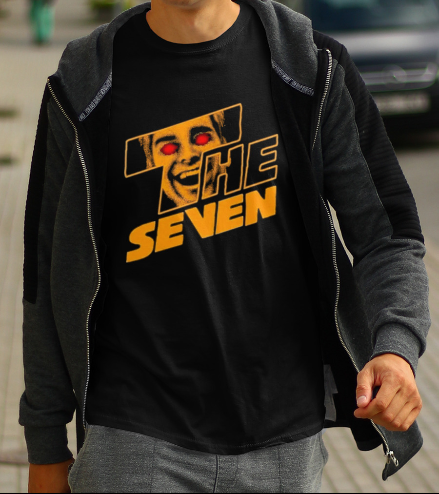 The Boys The Seven Homelander Red Eyes Yellow Face T-Shirt