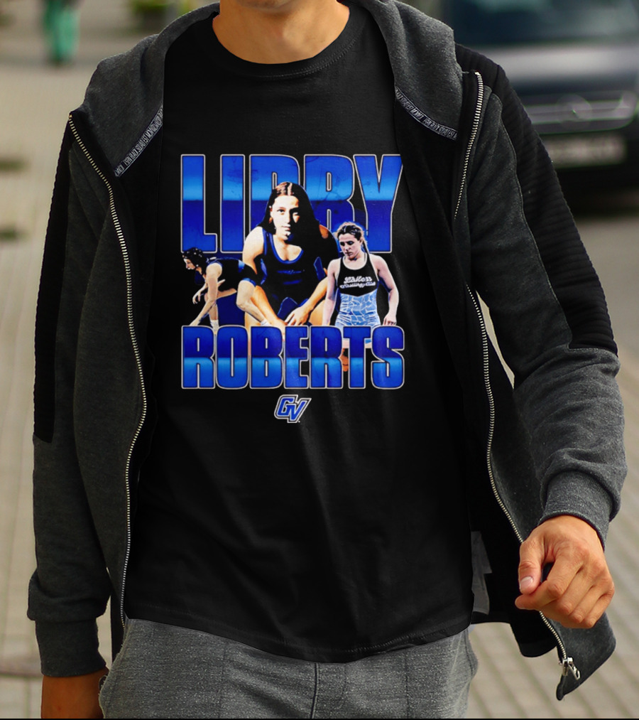 Libby Roberts Grand Valley Laker NCAA Wrestling GV T-Shirt