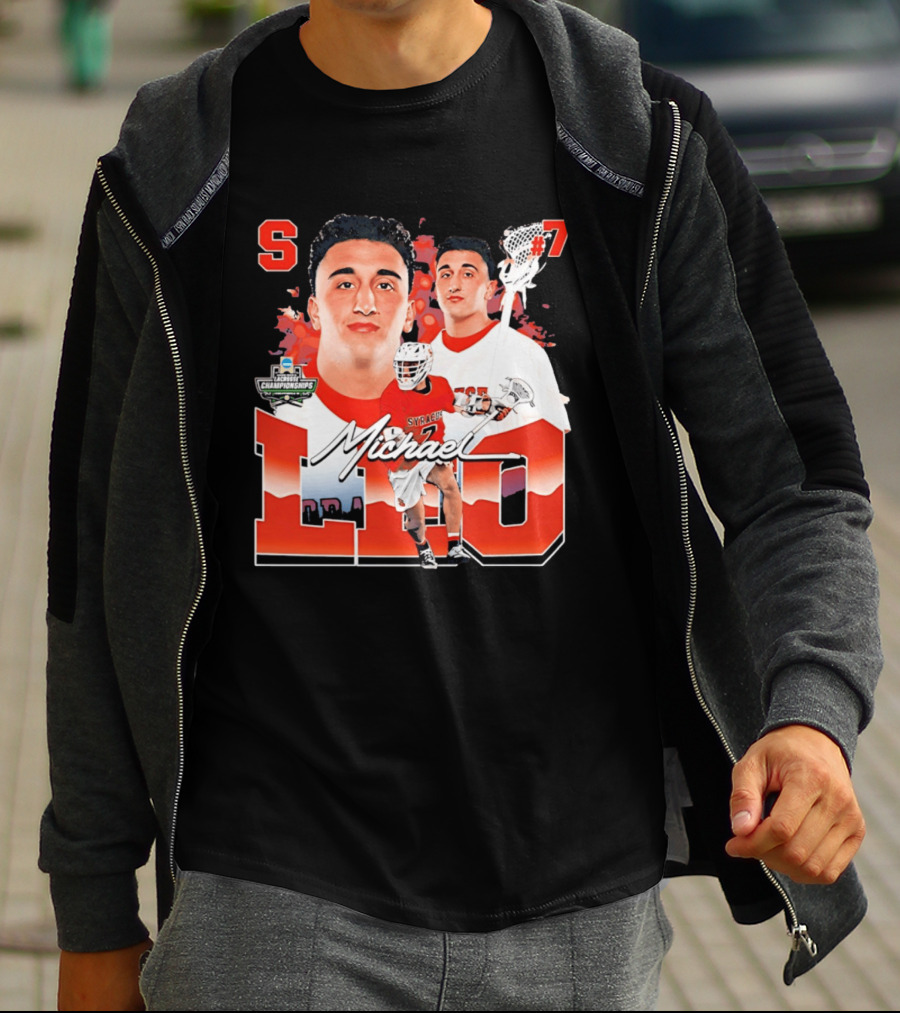 Michael Leo Syracuse NCAA Lacrosse Championships #7 T-Shirt