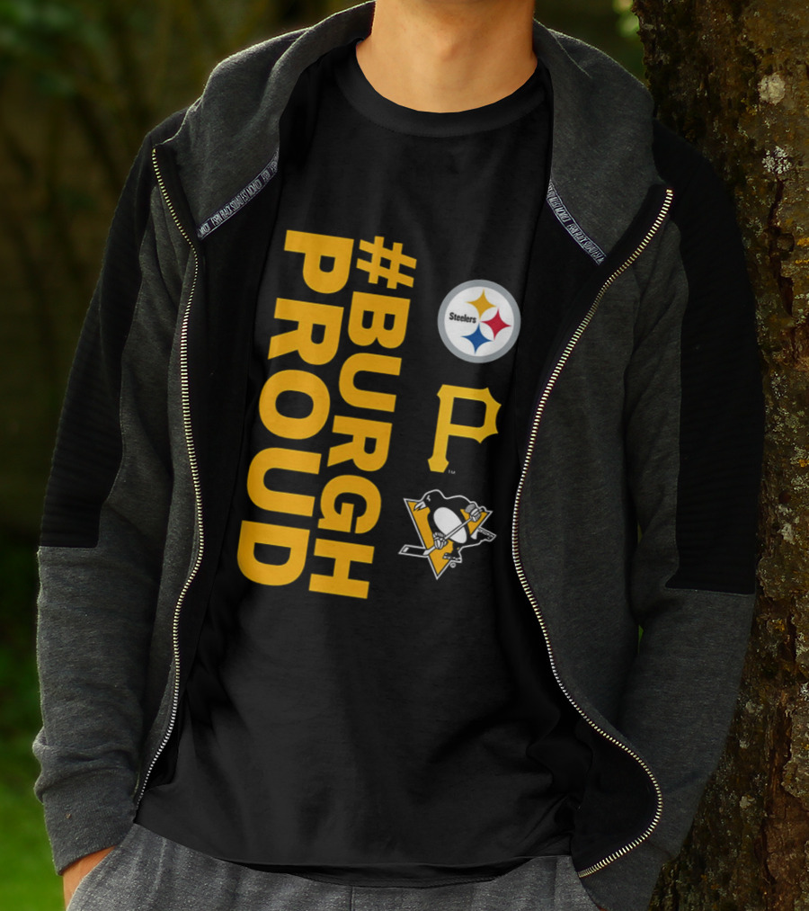 2026 #BurghProud Steelers Pirates Penguins T-Shirt