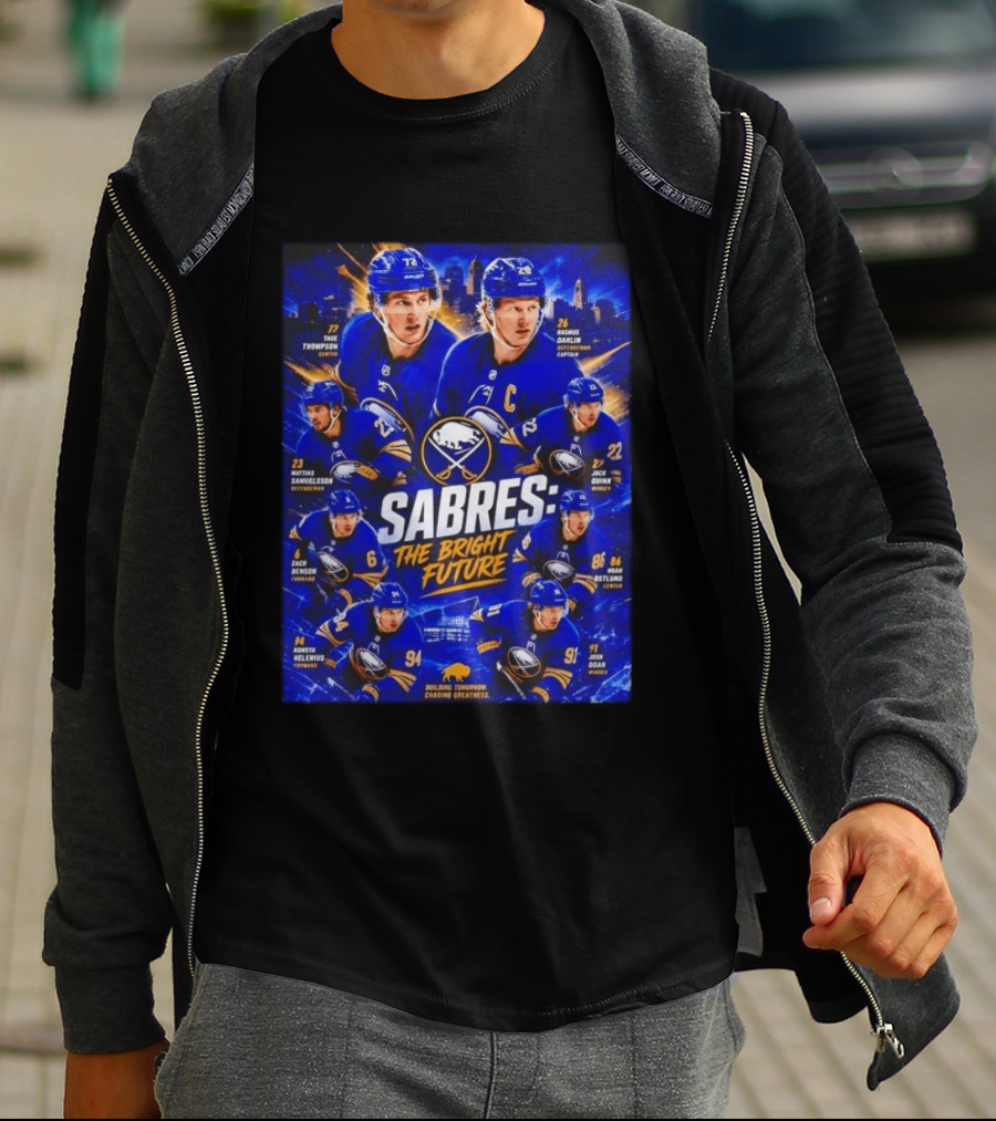 Buffalo Sabres Players Bright Future NHL Team Roster 2023 T-Shirt