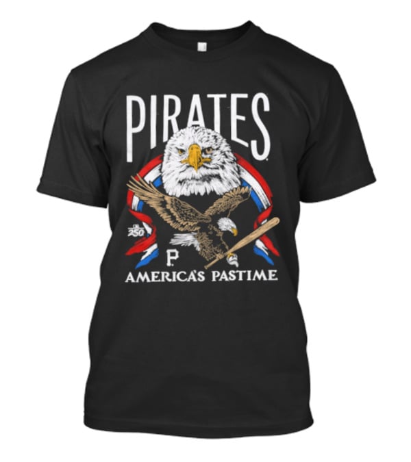 Pittsburgh Pirates America's Pastime Bald Eagle Celebration 250th Anniversary T-Shirt