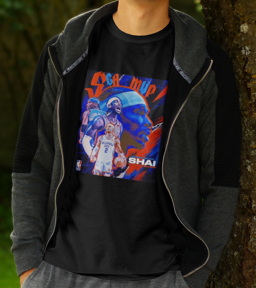 SGA MVP Shai Gilgeous Alexander Oklahoma City 2025 26 NBA MVP T-Shirt