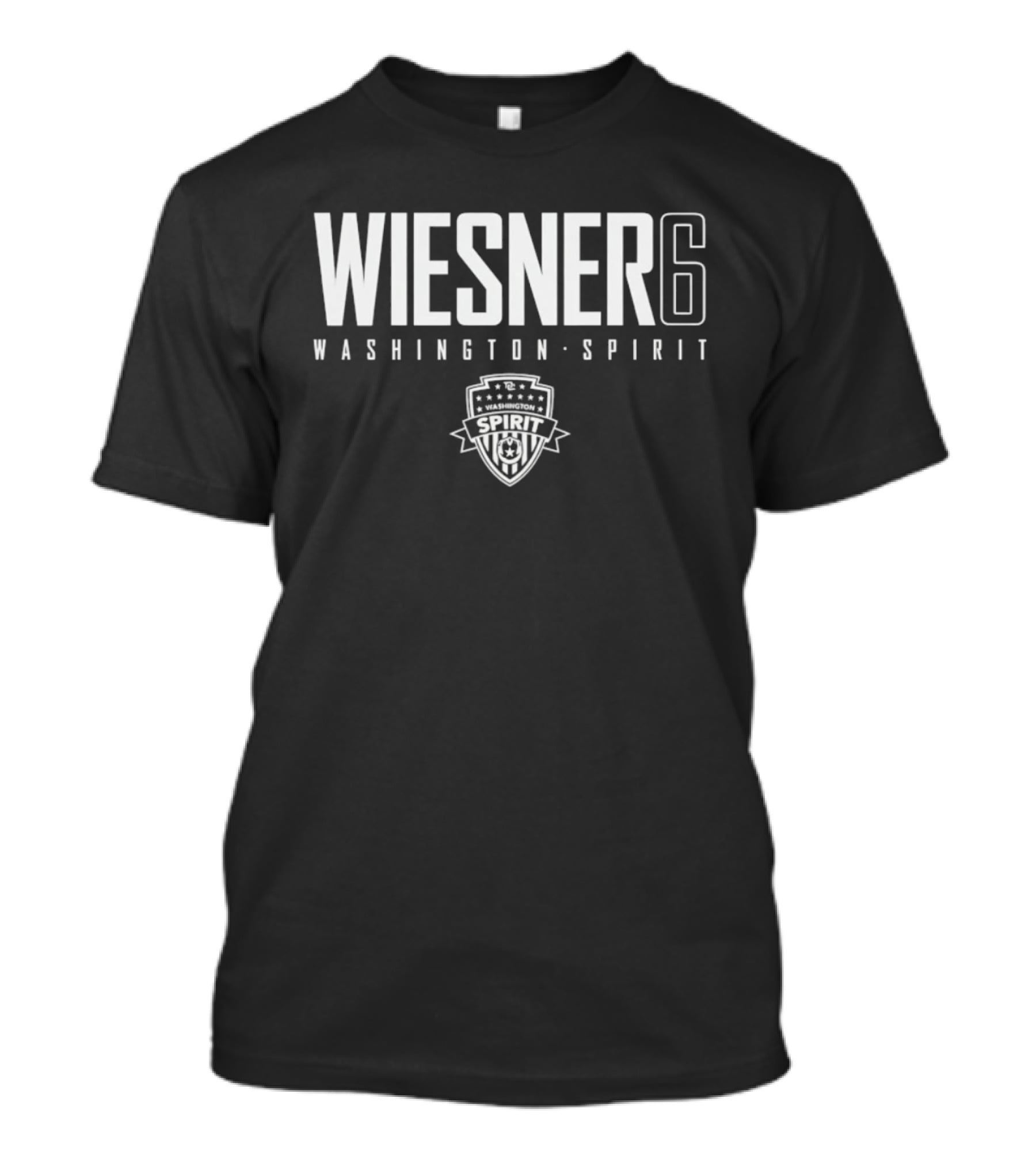 Wiesner 6 Washington Spirit Soccer Team Crest T-Shirt