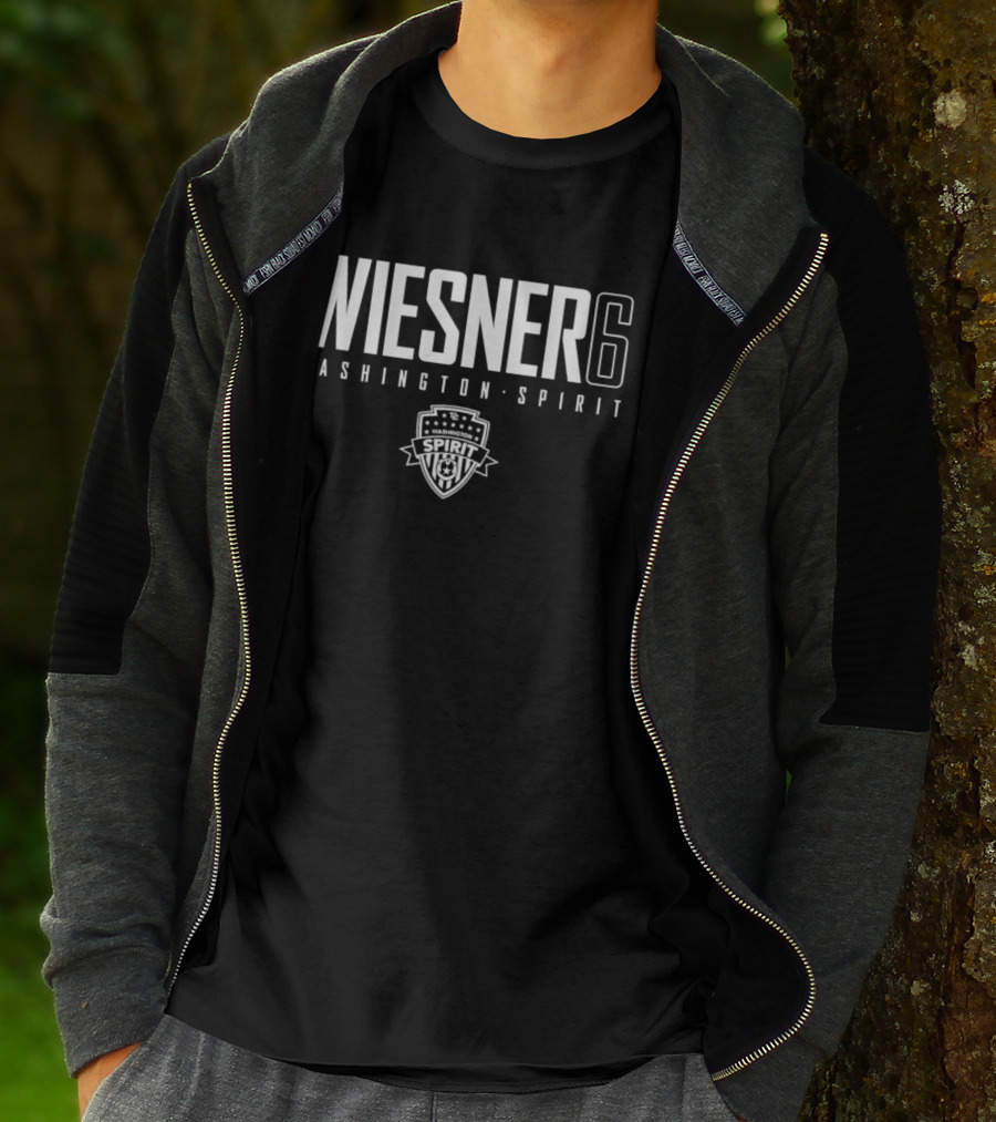 Wiesner 6 Washington Spirit Soccer Team Crest T-Shirt