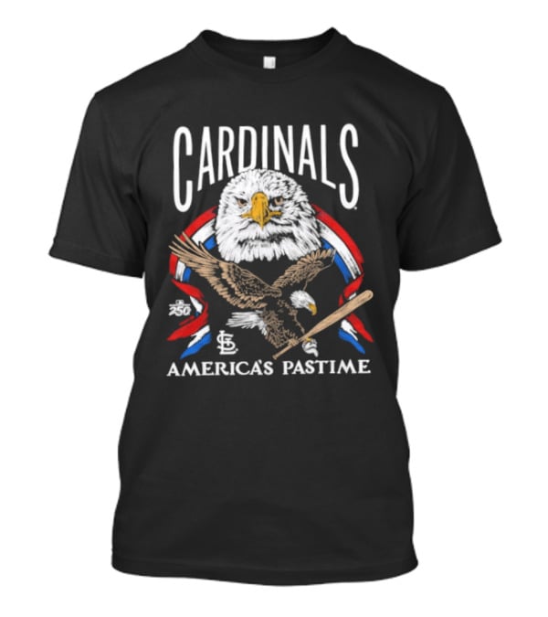 St. Louis Cardinals America's Pastime Bald Eagle Celebration T-Shirt