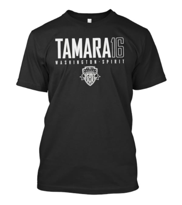 Tamara 16 Washington Spirit NWSL Soccer Team Player Name Number T-Shirt