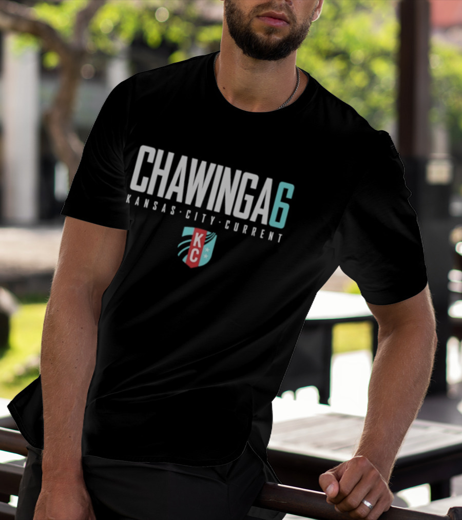Chawinga 6 Kansas City Current NWSL KC T-Shirt