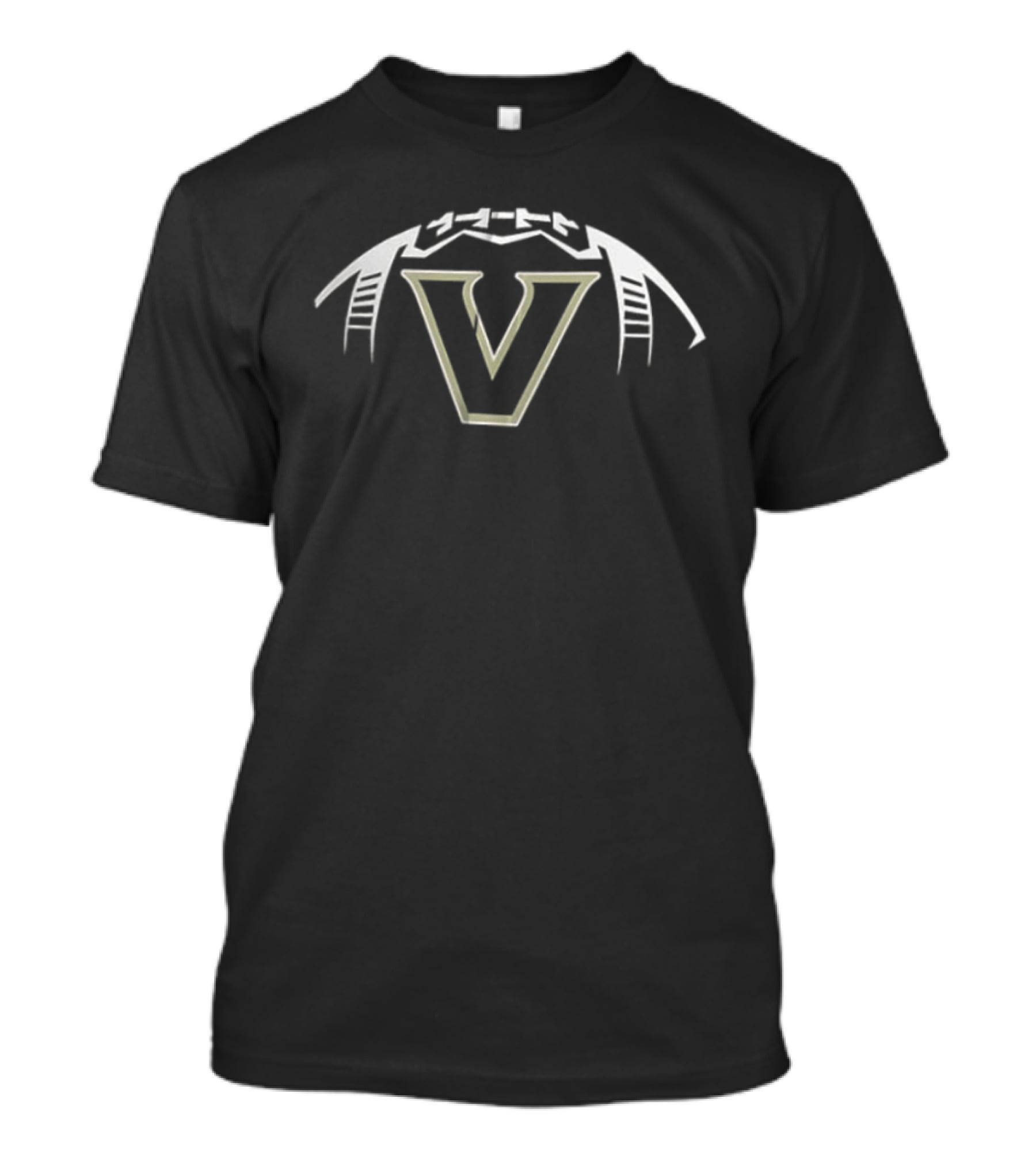 Vanderbilt Commodores NCAA Game Day Baseball 2 Sided V Logo With Star And Anchor T-Shirt