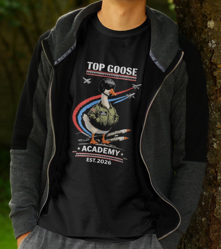 Top Goose Academy 40th Anniversary Wingman Forever Est. 2026 T-Shirt