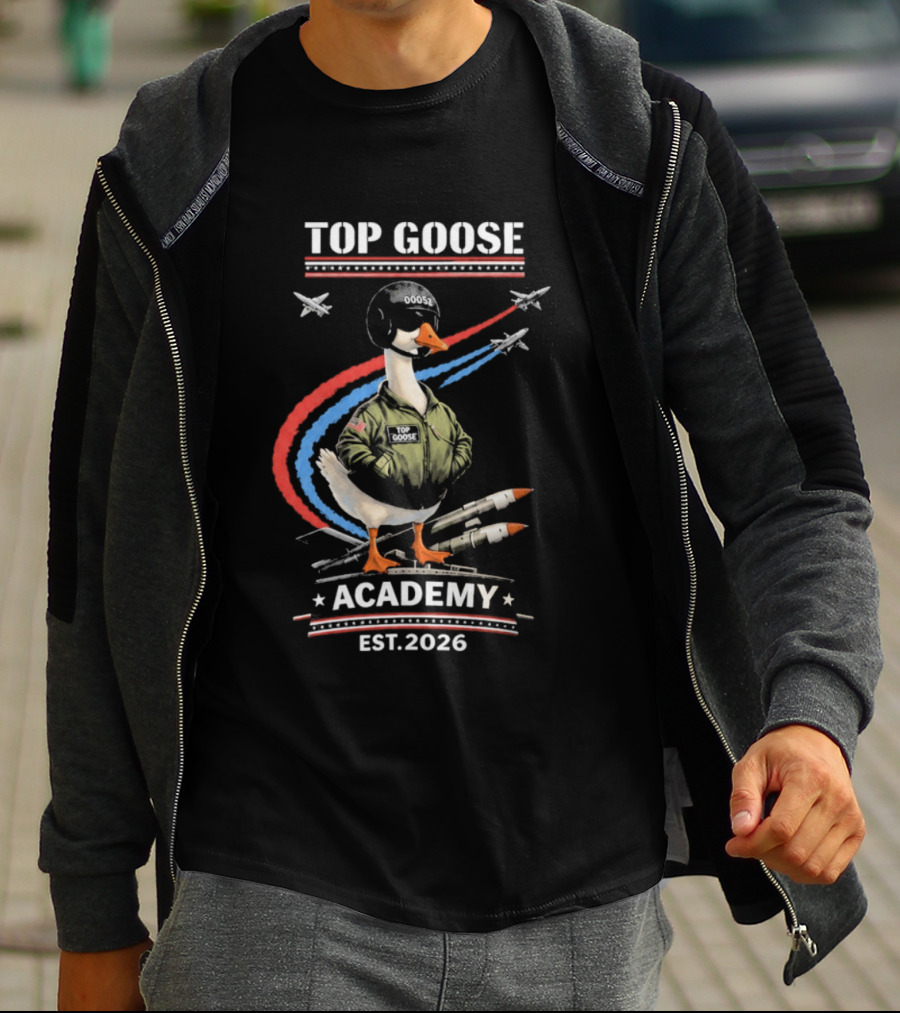Top Goose Academy 40th Anniversary Wingman Forever Est. 2026 T-Shirt