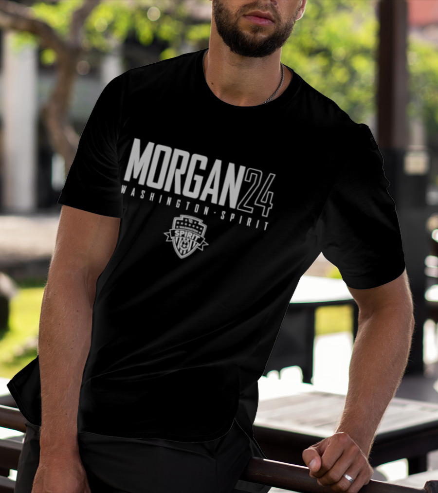 Morgan 24 Washington Spirit NWSL Team T-Shirt