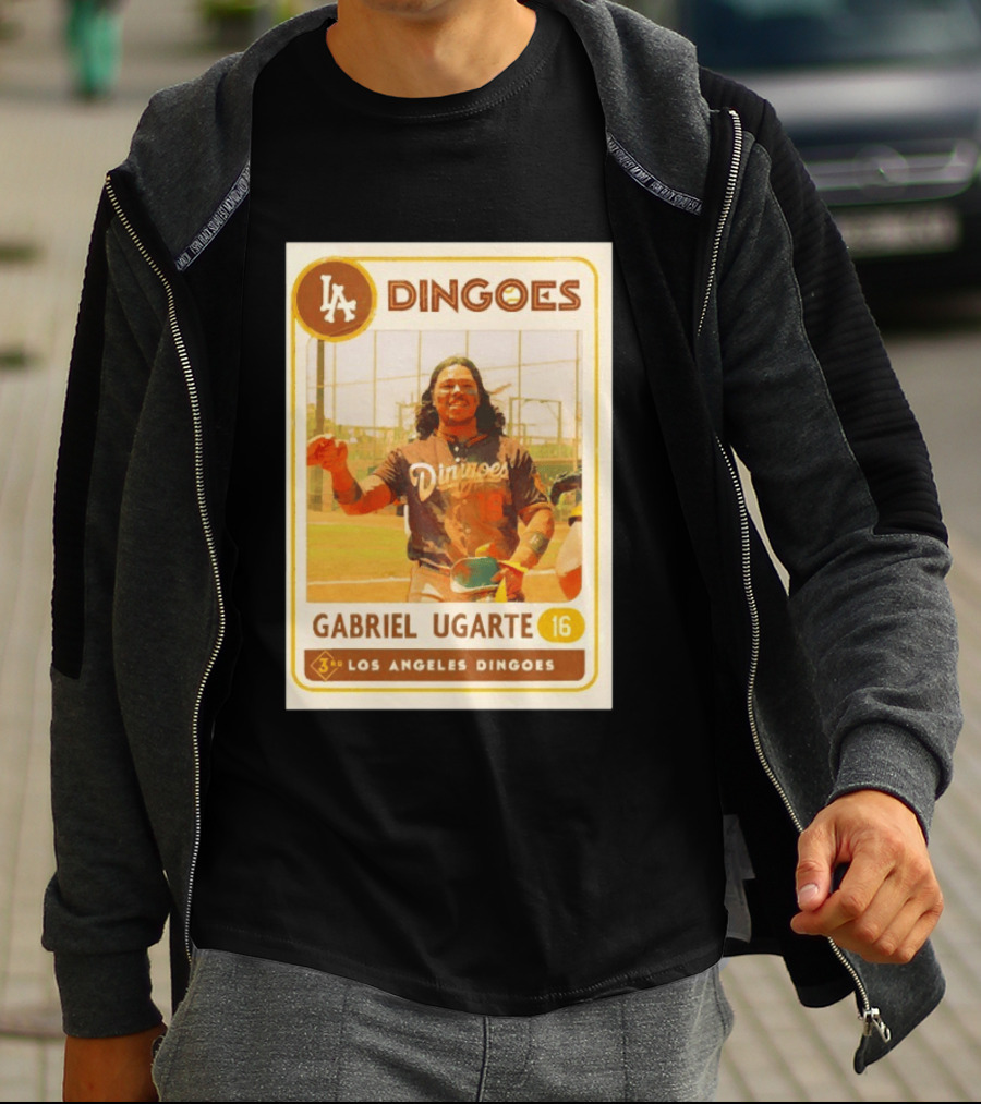 Los Angeles Dingoes Gabriel Ugarte 16 Player Card T-Shirt