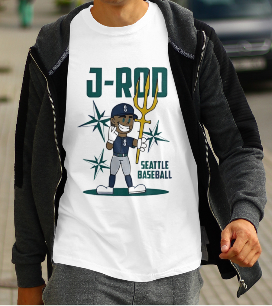 Julio Rodríguez J Rod Seattle Baseball MLB Players Mariners T-Shirt