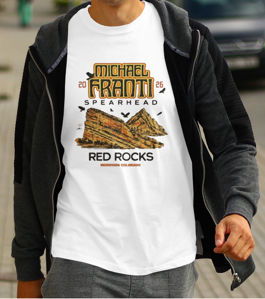 Michael Franti Spearhead 2026 Red Rocks Morrison Colorado T-Shirt