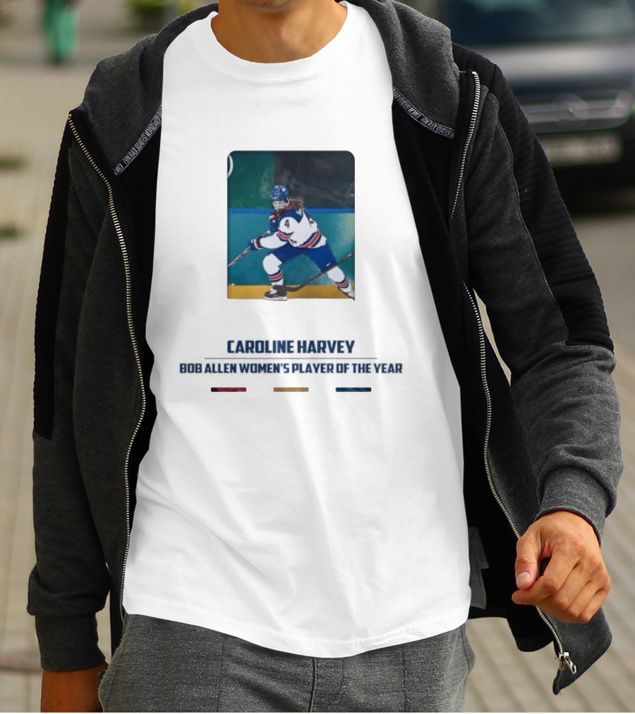 Caroline Harvey Bob Allen Women's Player Of The Year Ice Hockey USA Team 4 T-Shirt