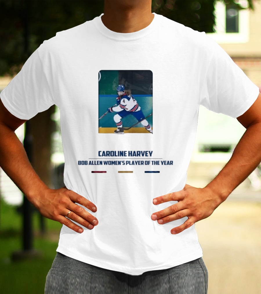 Caroline Harvey Bob Allen Women's Player Of The Year Ice Hockey USA Team 4 T-Shirt
