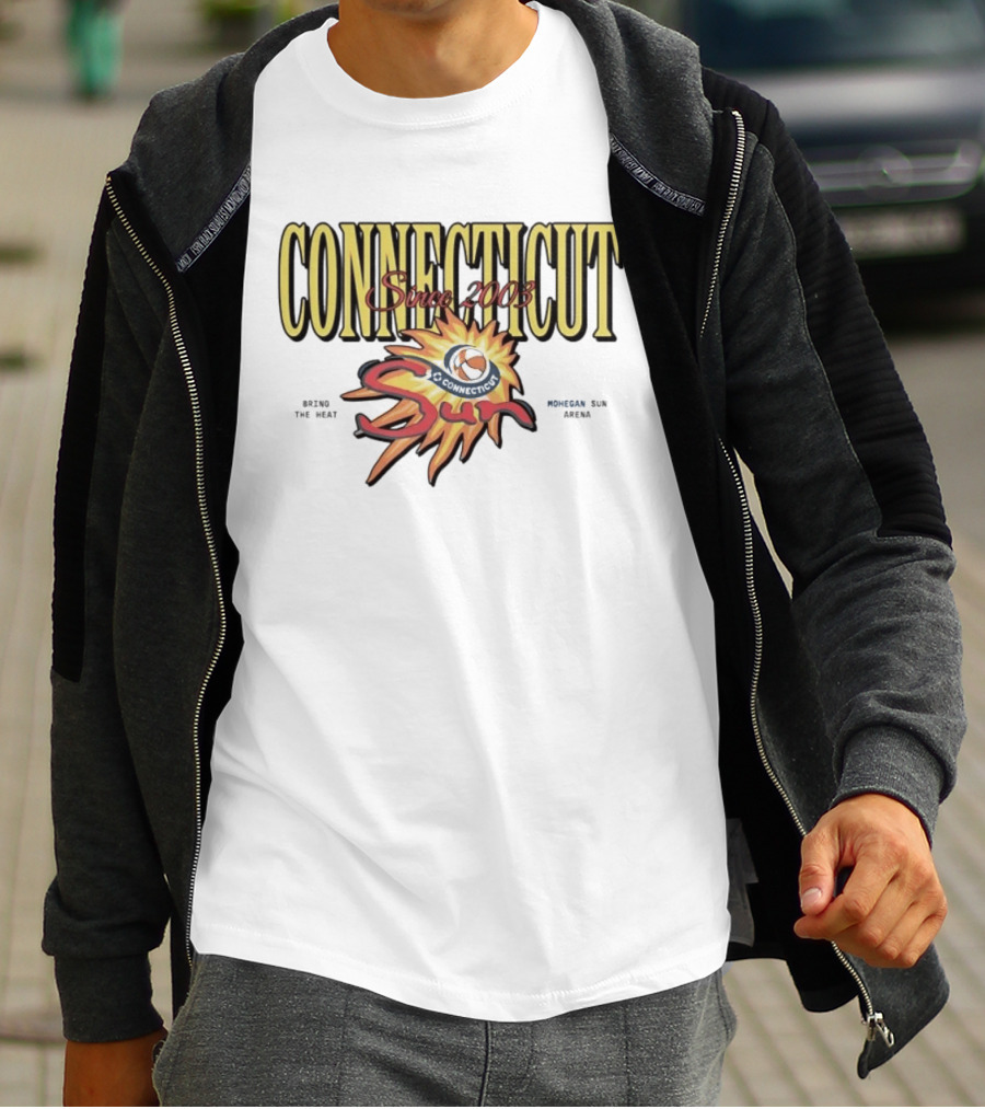 Connecticut Sun Bring The Heat Since 2003 Sun Arena T-Shirt