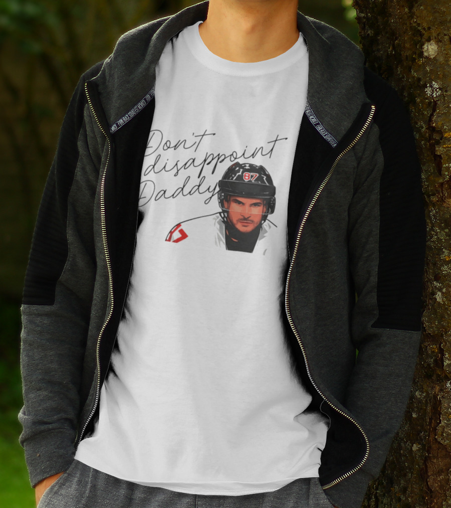 Don't Disappoint Daddy Sidney Crosby Hockey Legend 87 T-Shirt