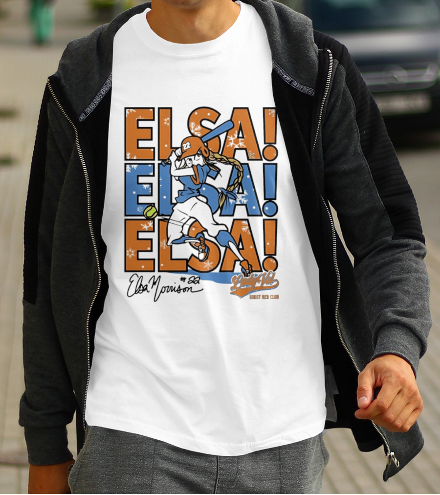 Elsa Morrison Lady Vol Tennessee Elsa 22 Boost Her Club T-Shirt