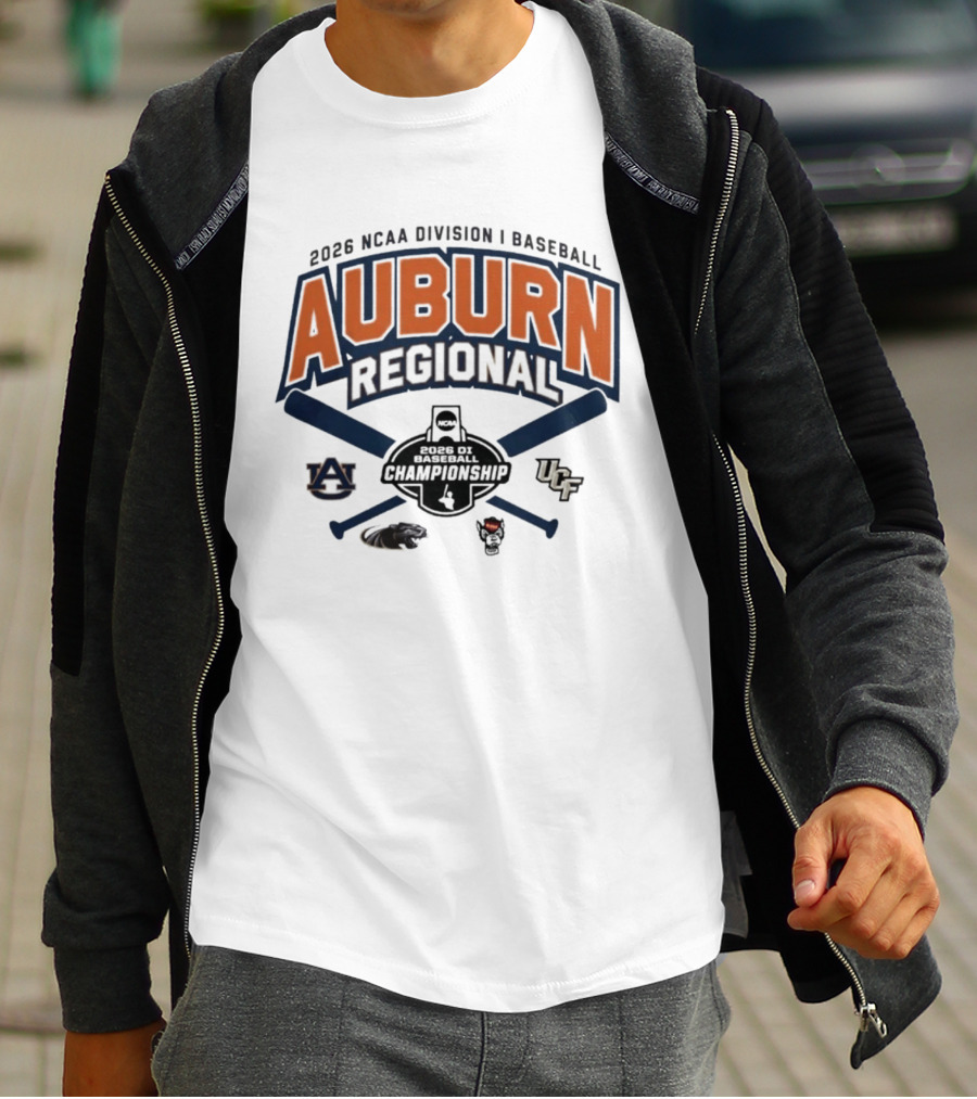 2026 NCAA Division I Baseball Auburn Regional Championship T-Shirt