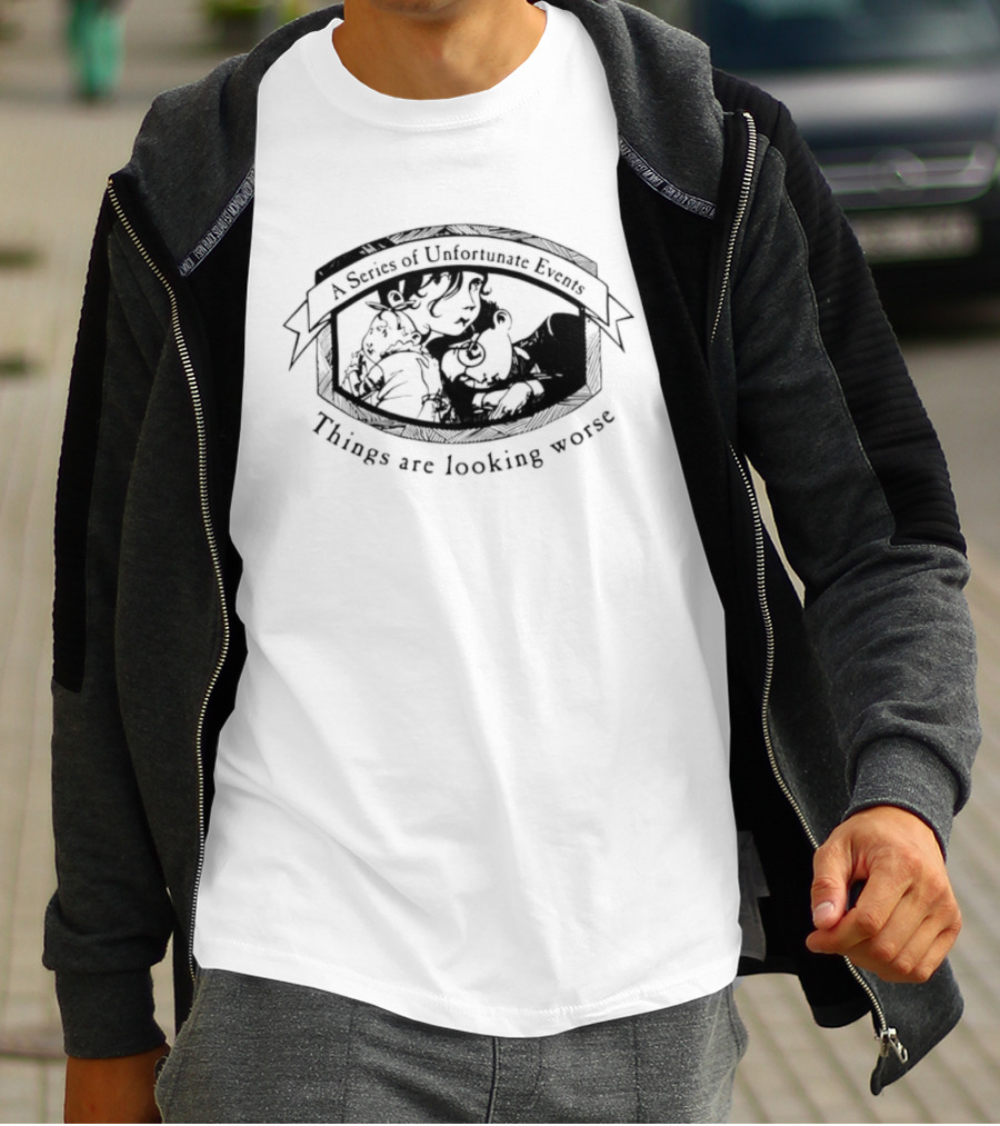 A Series Of Unfortunate Events Brett Helquist Things Are Looking Worse T-Shirt