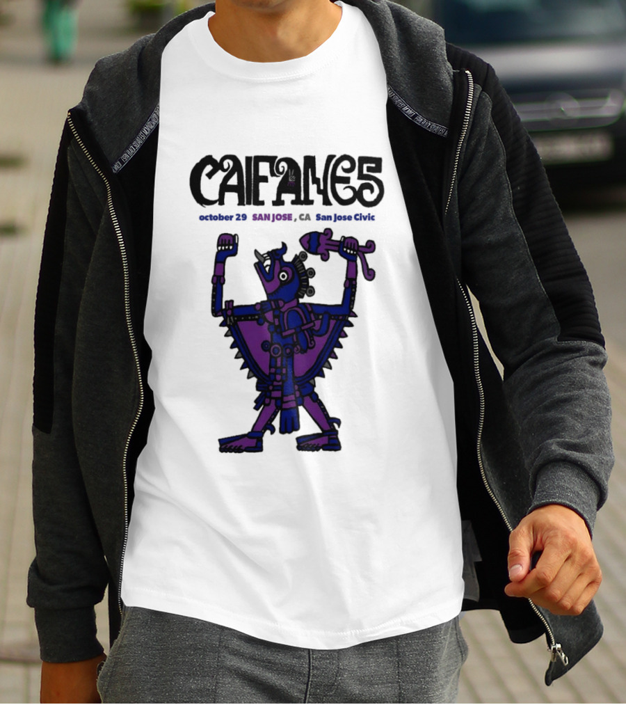 Caifanes October 29 2026 San Jose CA Concert T-Shirt