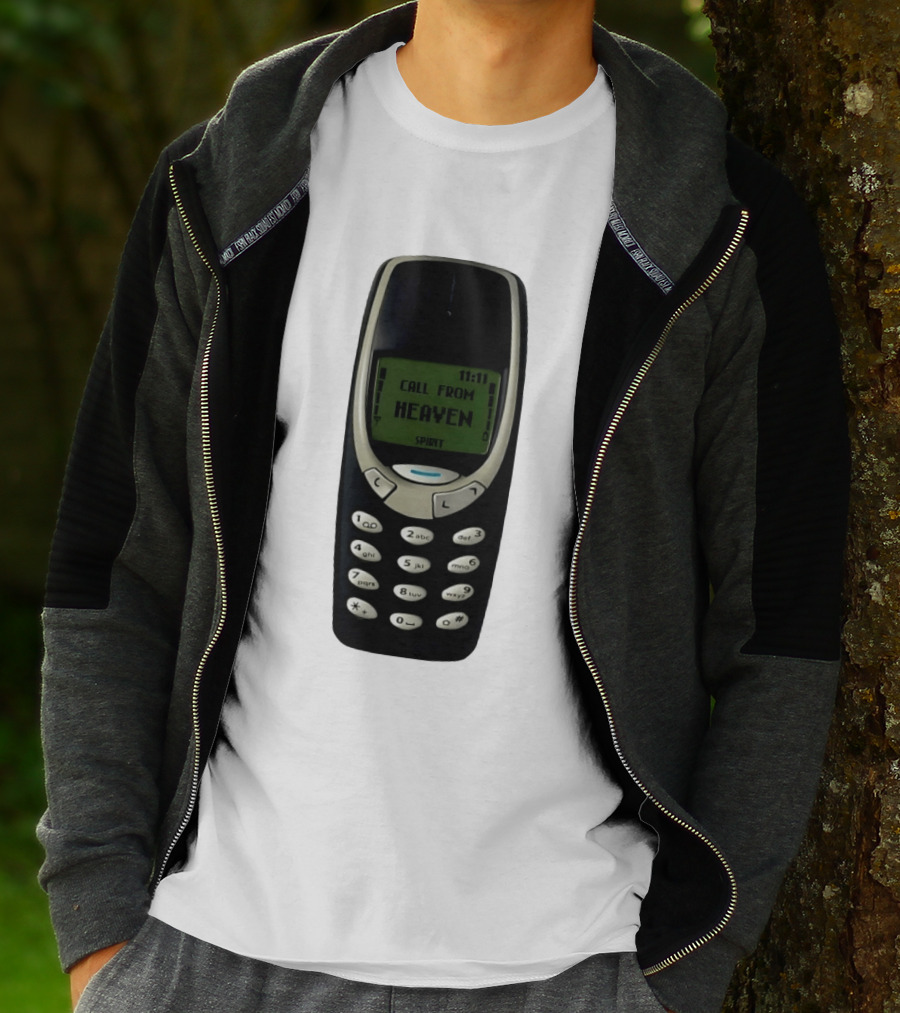 11:11 Call From Heaven Spirit Vintage Phone T-Shirt