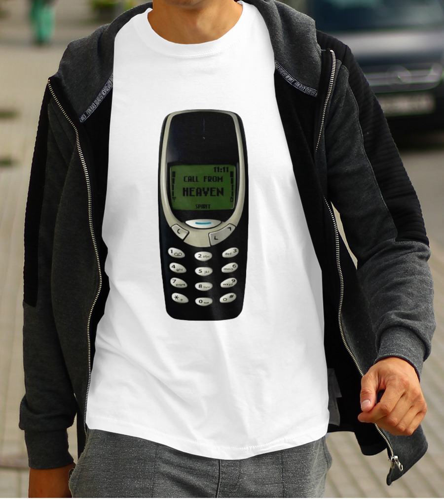11:11 Call From Heaven Spirit Vintage Phone T-Shirt