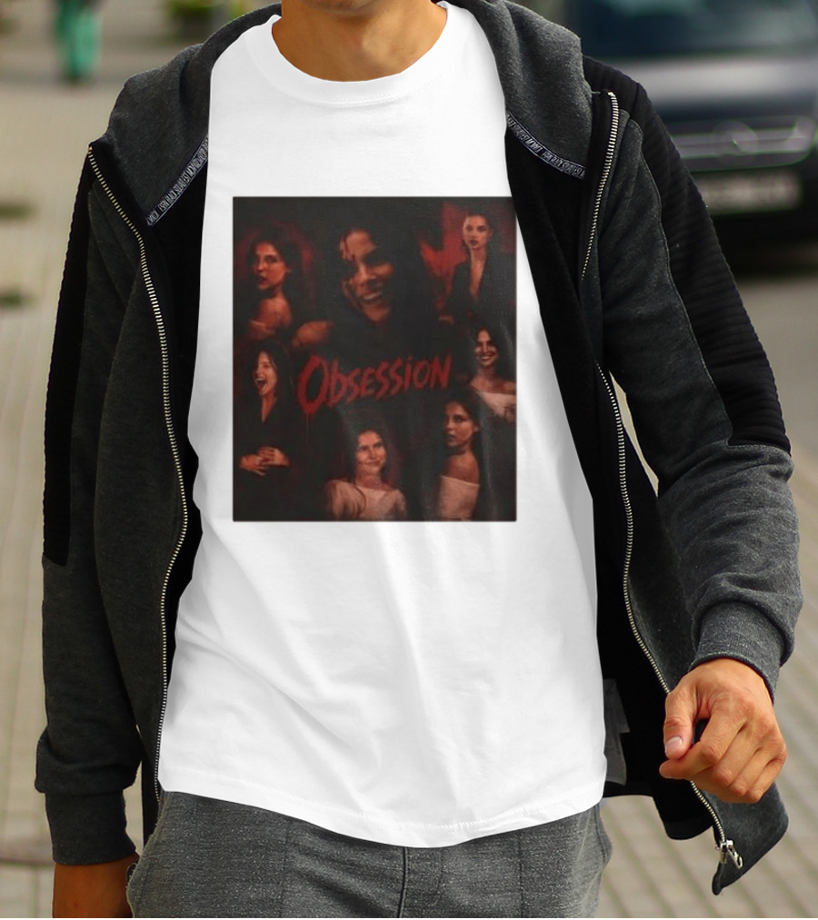 Obsession Nikki Multiple Expressions Dark Red Portraits T-Shirt