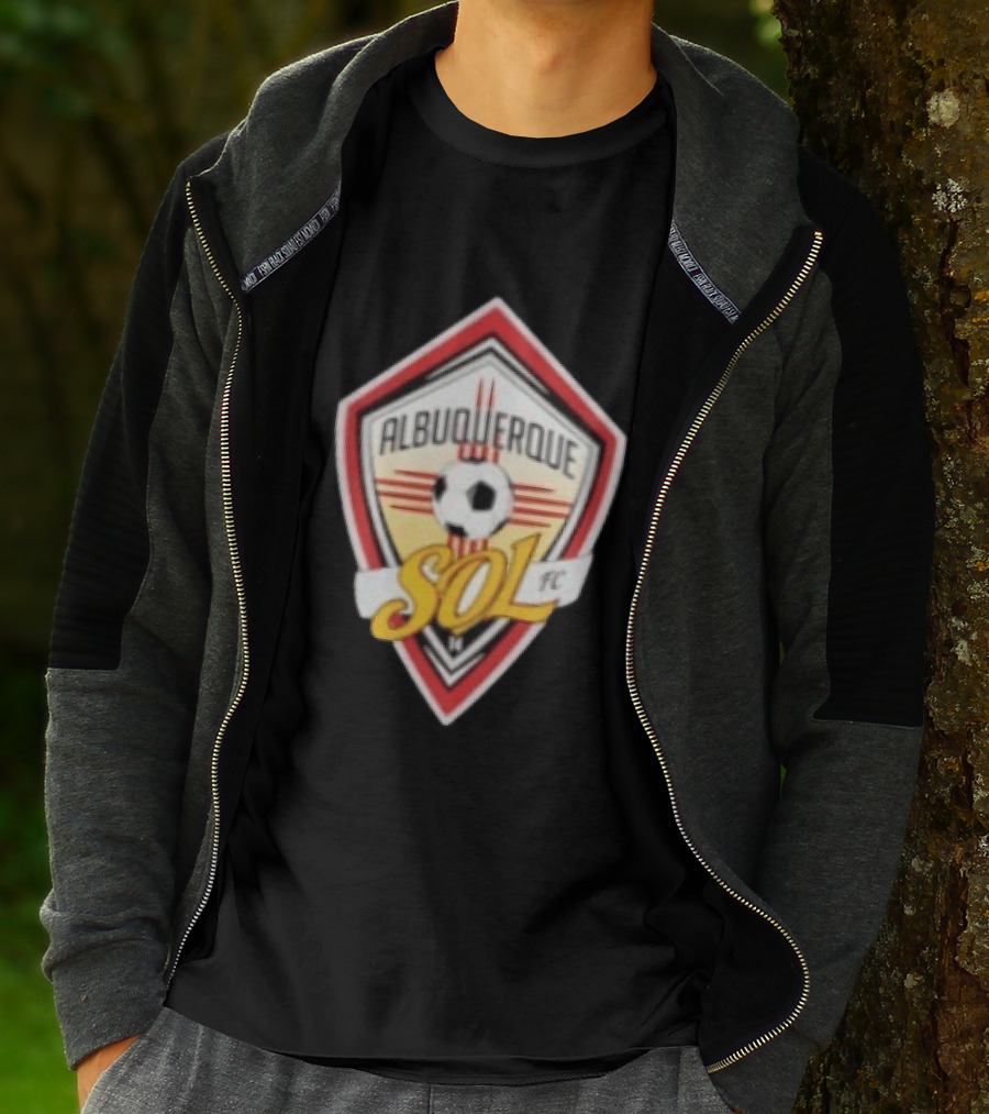 Albuquerque Sol FC Soccer Emblem 2026 Football T-Shirt