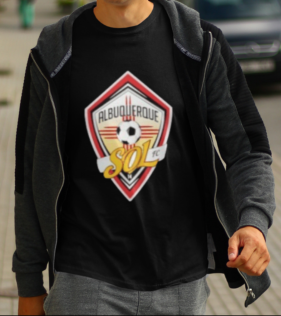 Albuquerque Sol FC Soccer Emblem 2026 Football T-Shirt