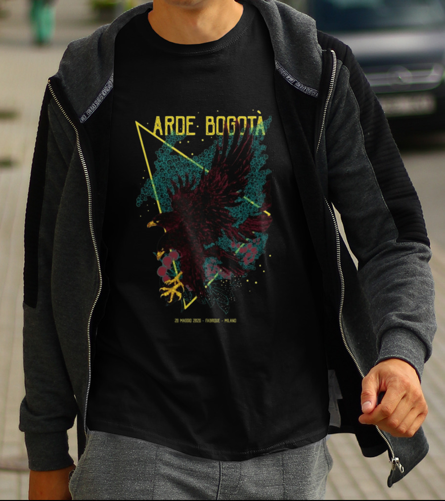 Arde Bogota May 28 2026 Fabrique Milan Italy Eagle Triangles Circles T-Shirt