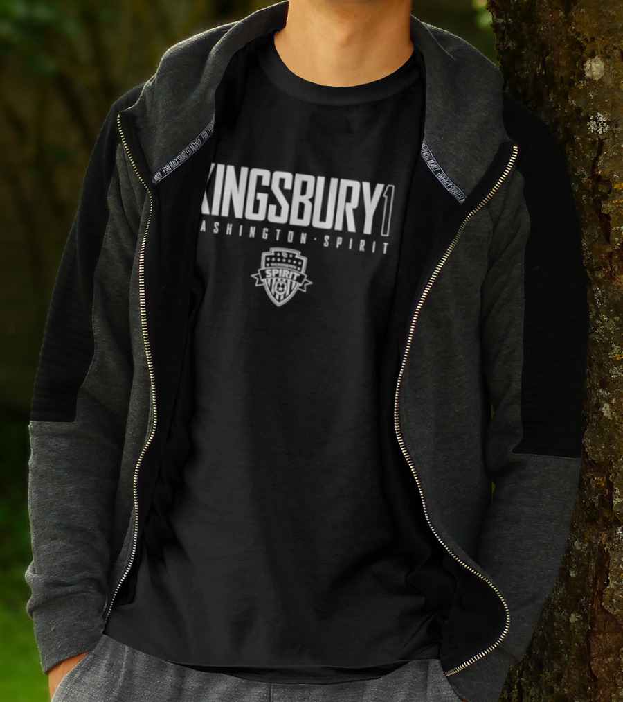 Kingsbury 1 Washington Spirit NWSL Soccer Fan T-Shirt