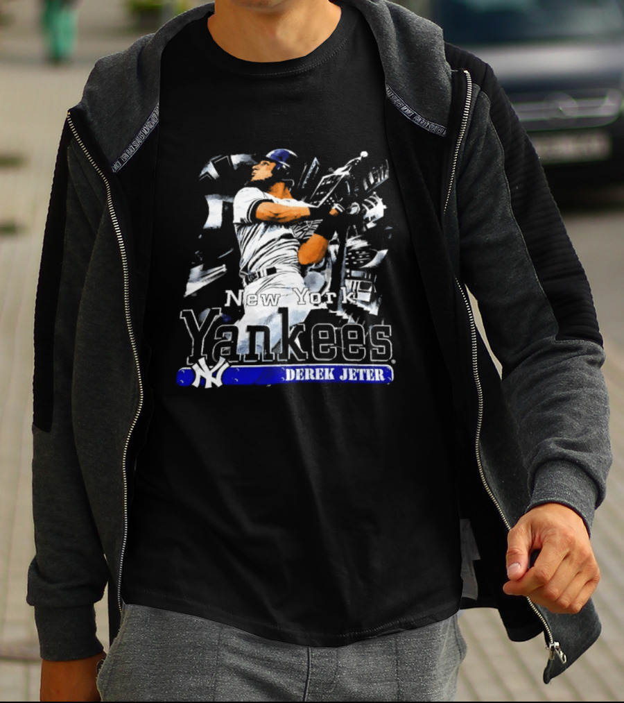 Yankees Derek Jeter Career Highlights New York Baseball Legend T-Shirt