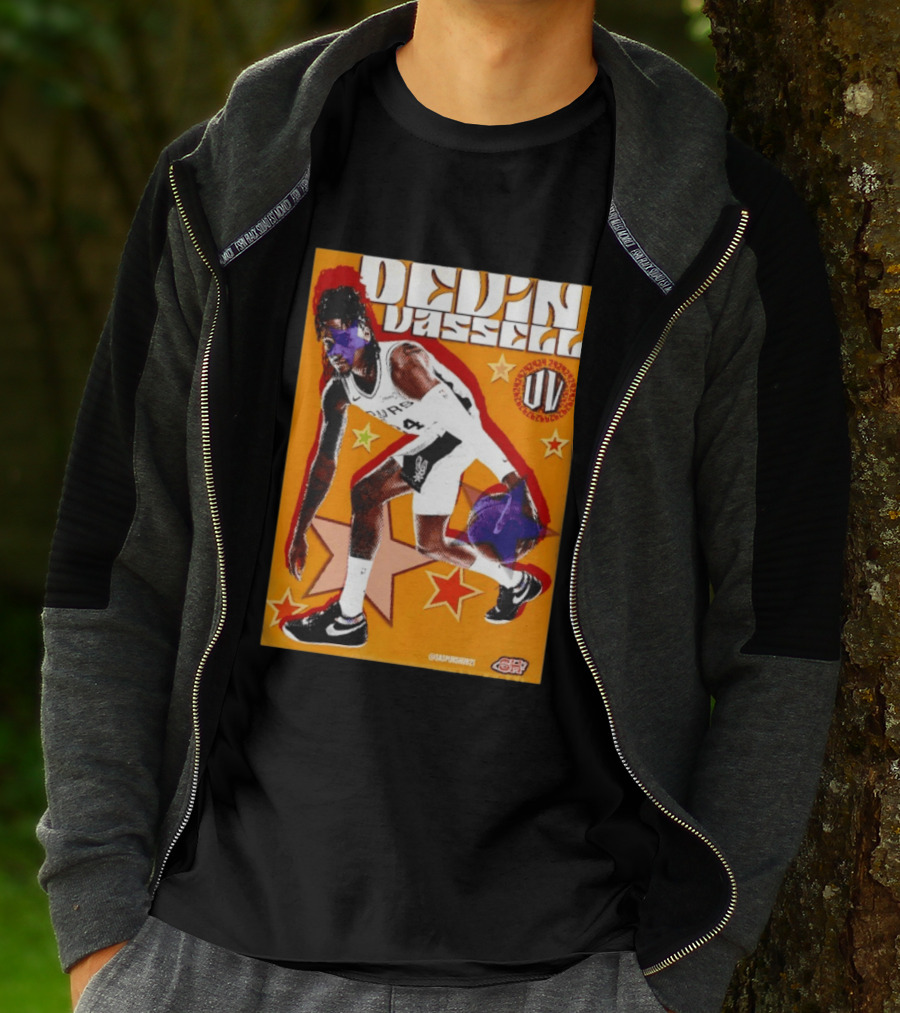 Devin Vassell San Antonio Spurs Basketball Star Orange T-Shirt