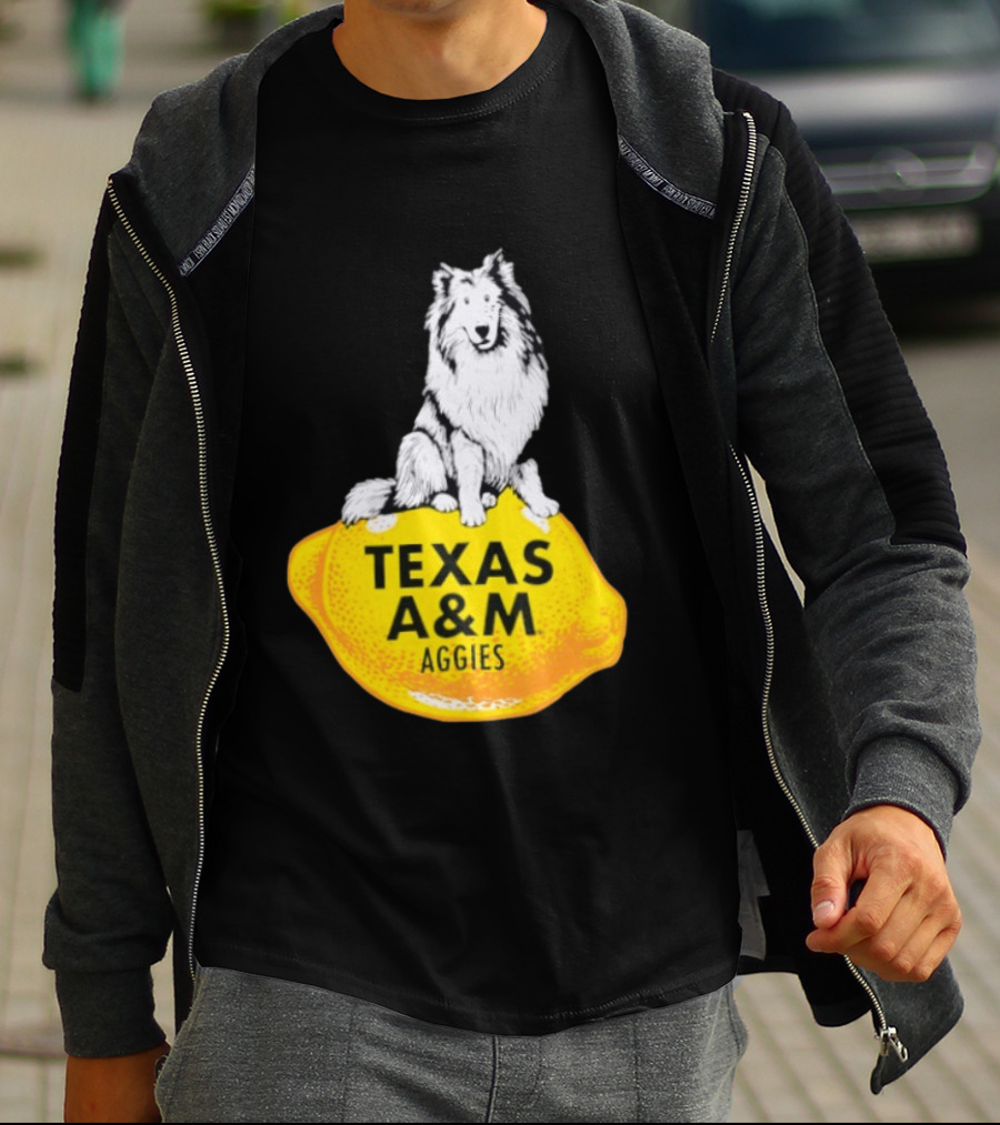 Texas A And M Aggies Husky Lemon T-Shirt