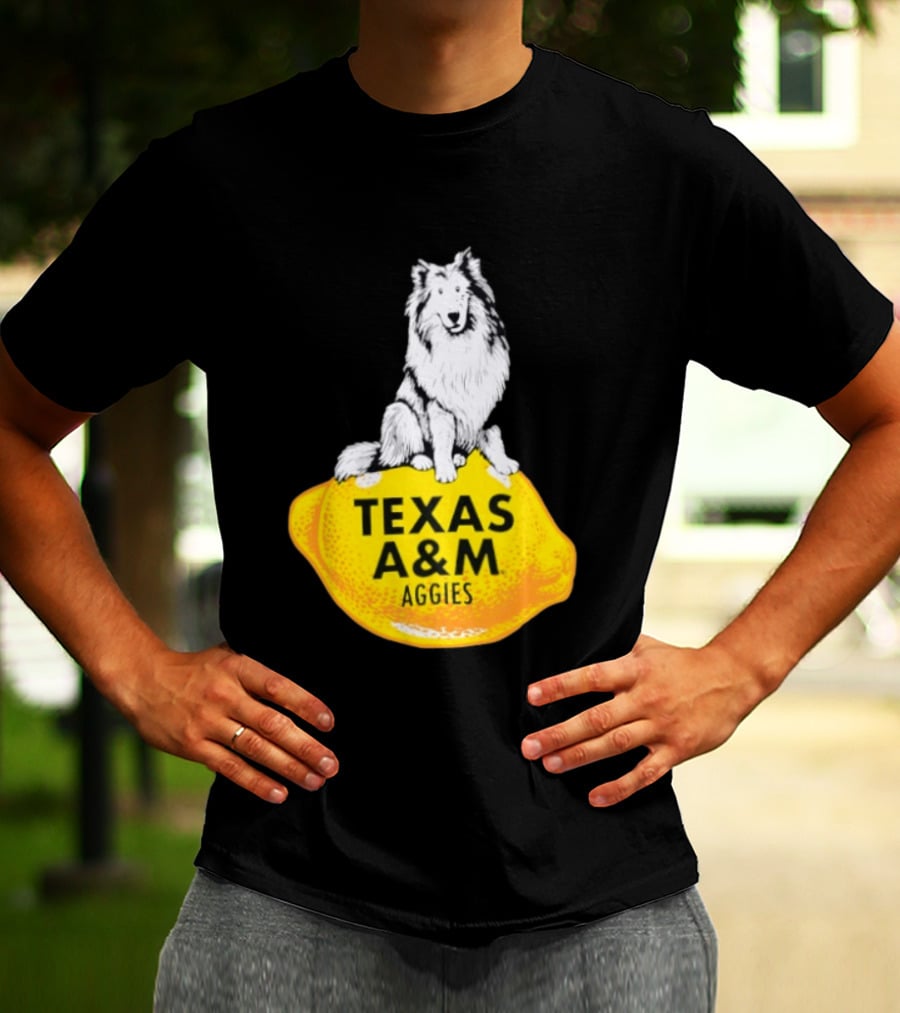 Texas A And M Aggies Husky Lemon T-Shirt