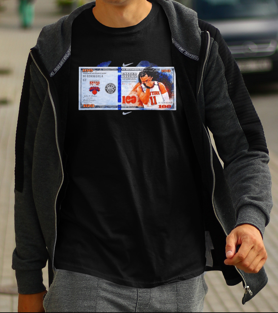 Jalen Brunson New York Knicks United Kinicks NBA Money Note T-Shirt