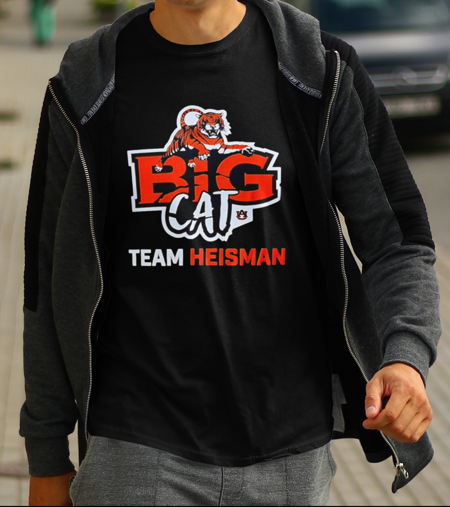 Auburn Big Cat Tiger Team Heisman T-Shirt